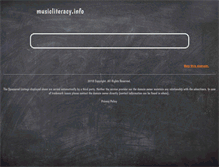 Tablet Screenshot of musicliteracy.info